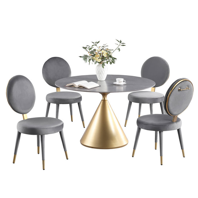 Morden Fort 5 Piece Modern Luxury Dining Table Set