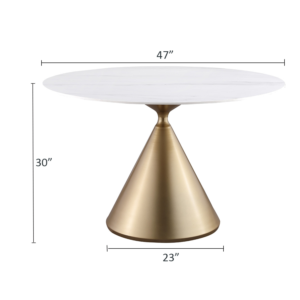 Morden Fort Round Dining Table Luxury Design