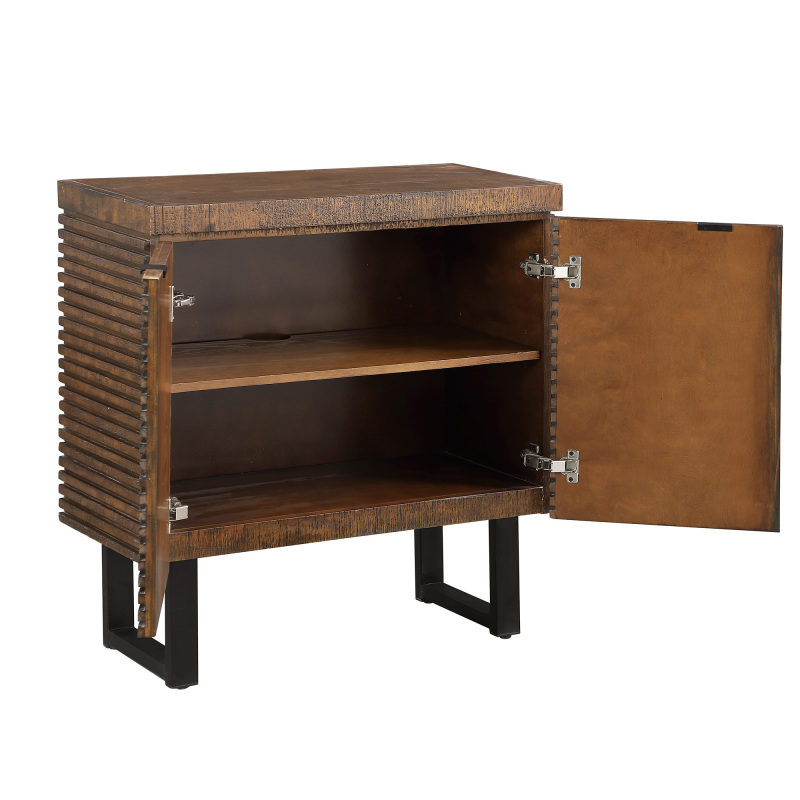 Farati Rustic Vintage Retro Sideboard Buffet Cabinet with Storage, Adjustable Shelvesfor Dining Room, Living Room