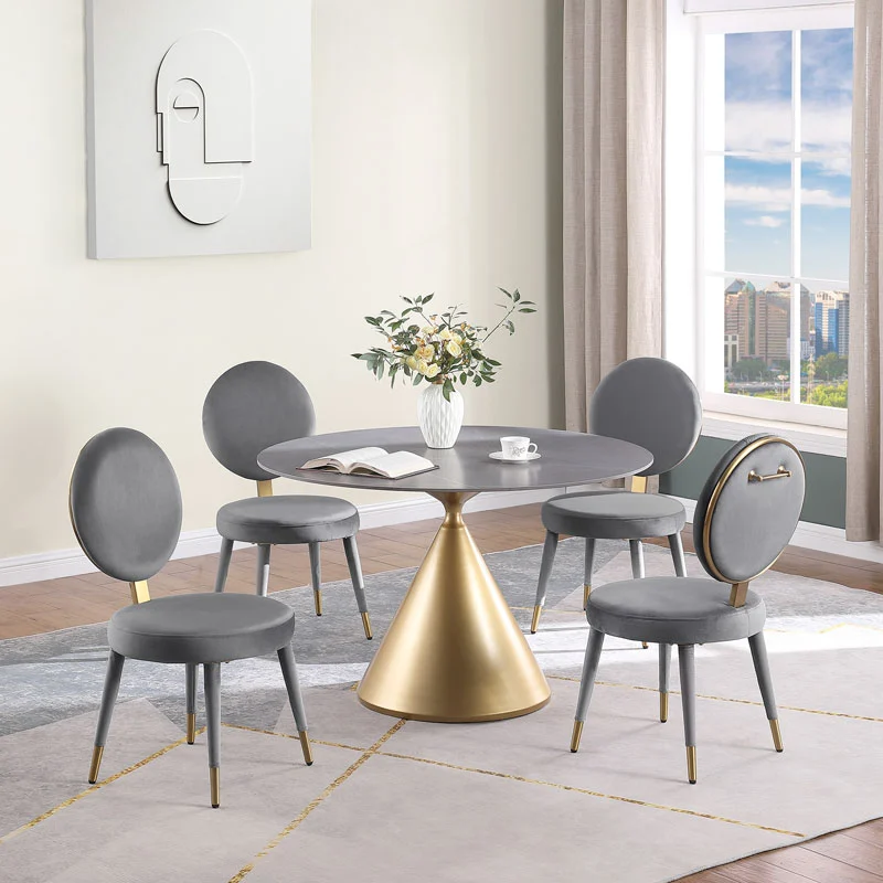 Morden Fort 5 Piece Modern Luxury Dining Table Set