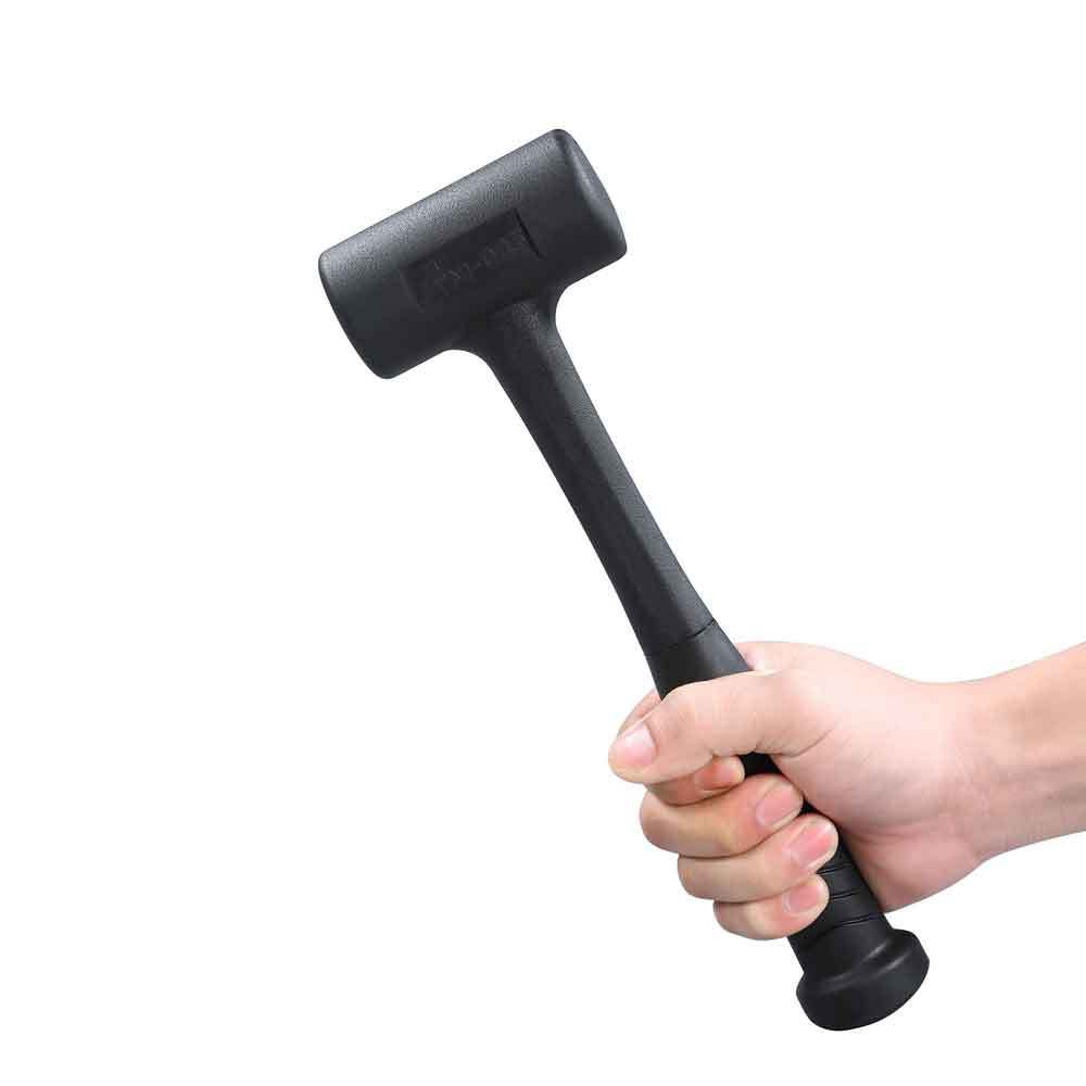 Rubber Dead Blow Hammer, Professional Mallet Tool Black