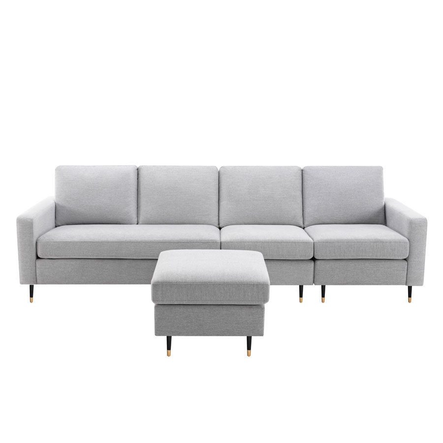 Linen Modular Sofa Combine as you like - Light Gray