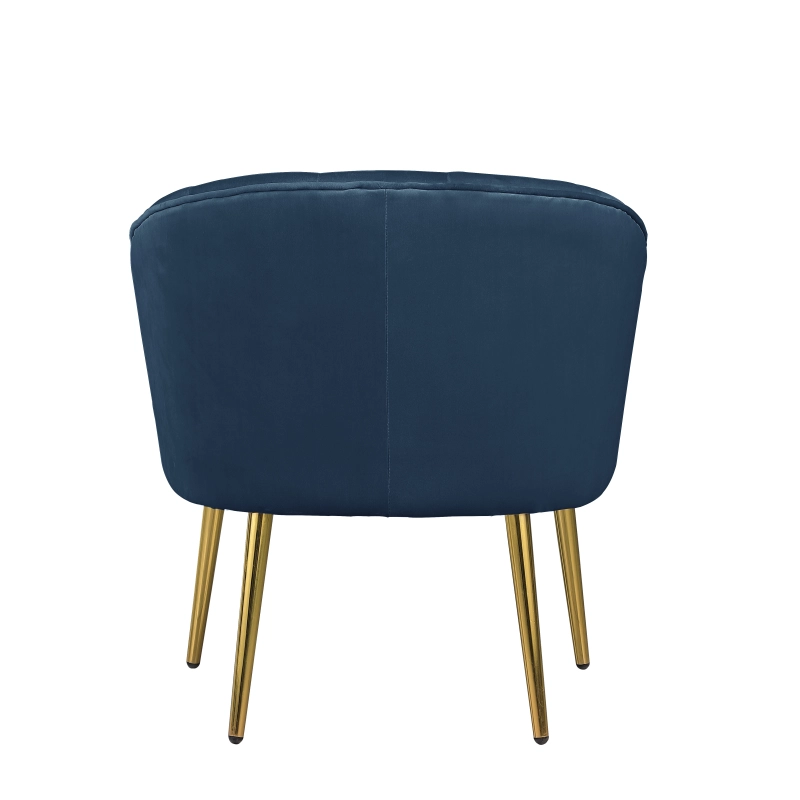 Accent Armchair Velvet Barrel Chair