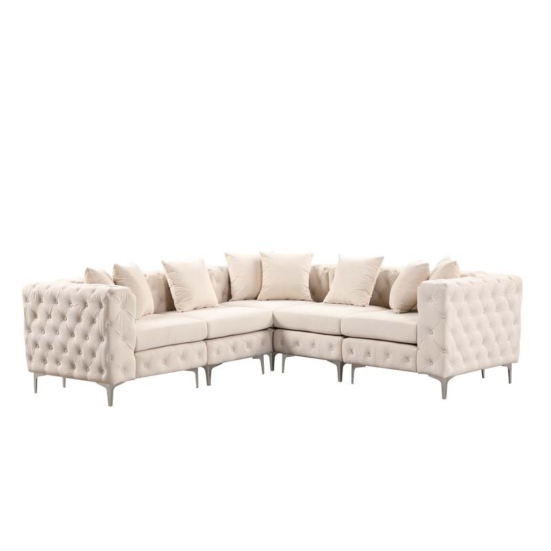 Modular Sectional Sofa L Shape Sofa with Reversible Chaise