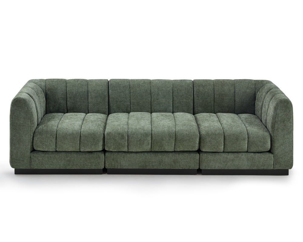 Convertible 3-seater sofa Modular combination sofa with recliner