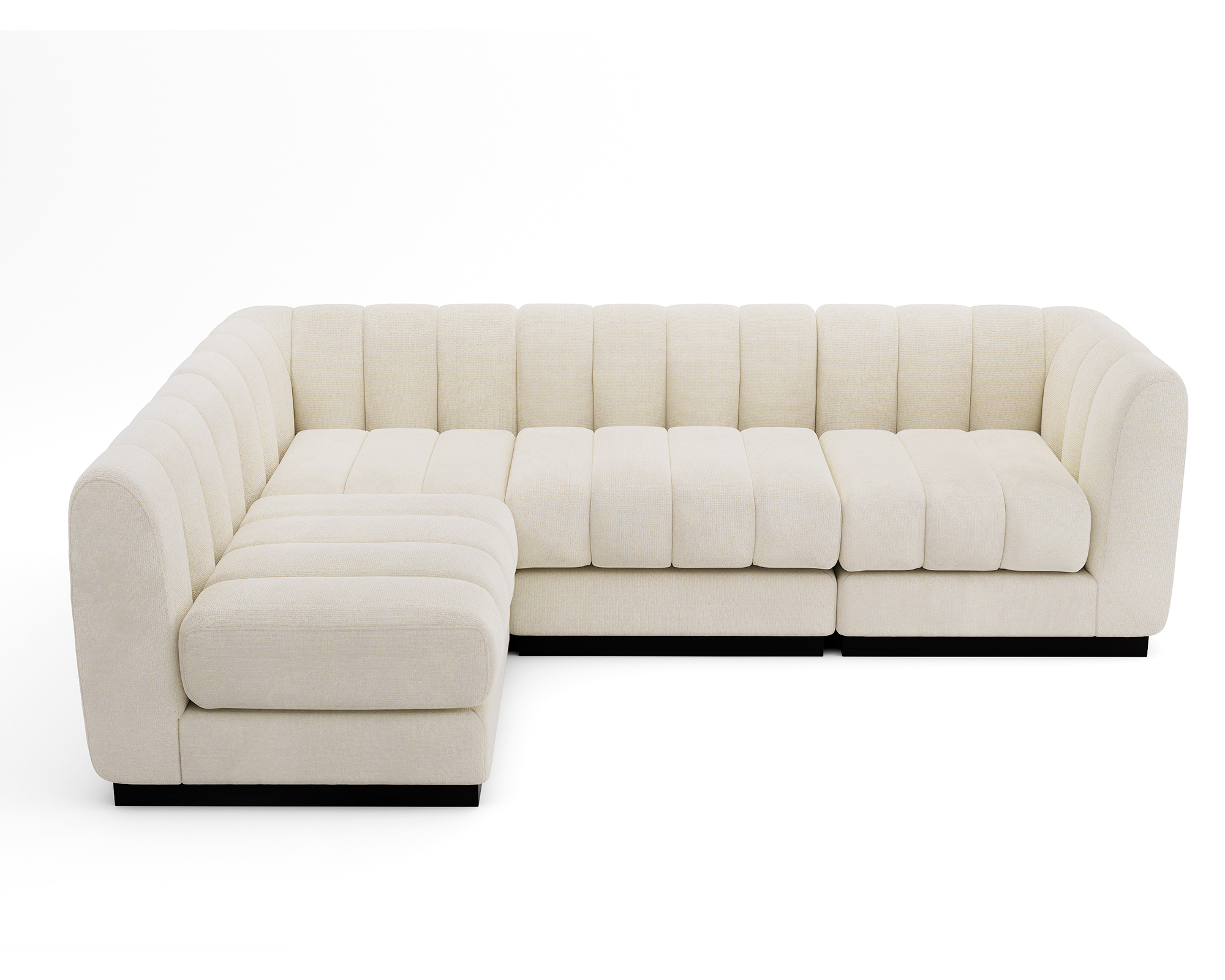Convertible U-Shape Modular Sectional Couch with Chaise