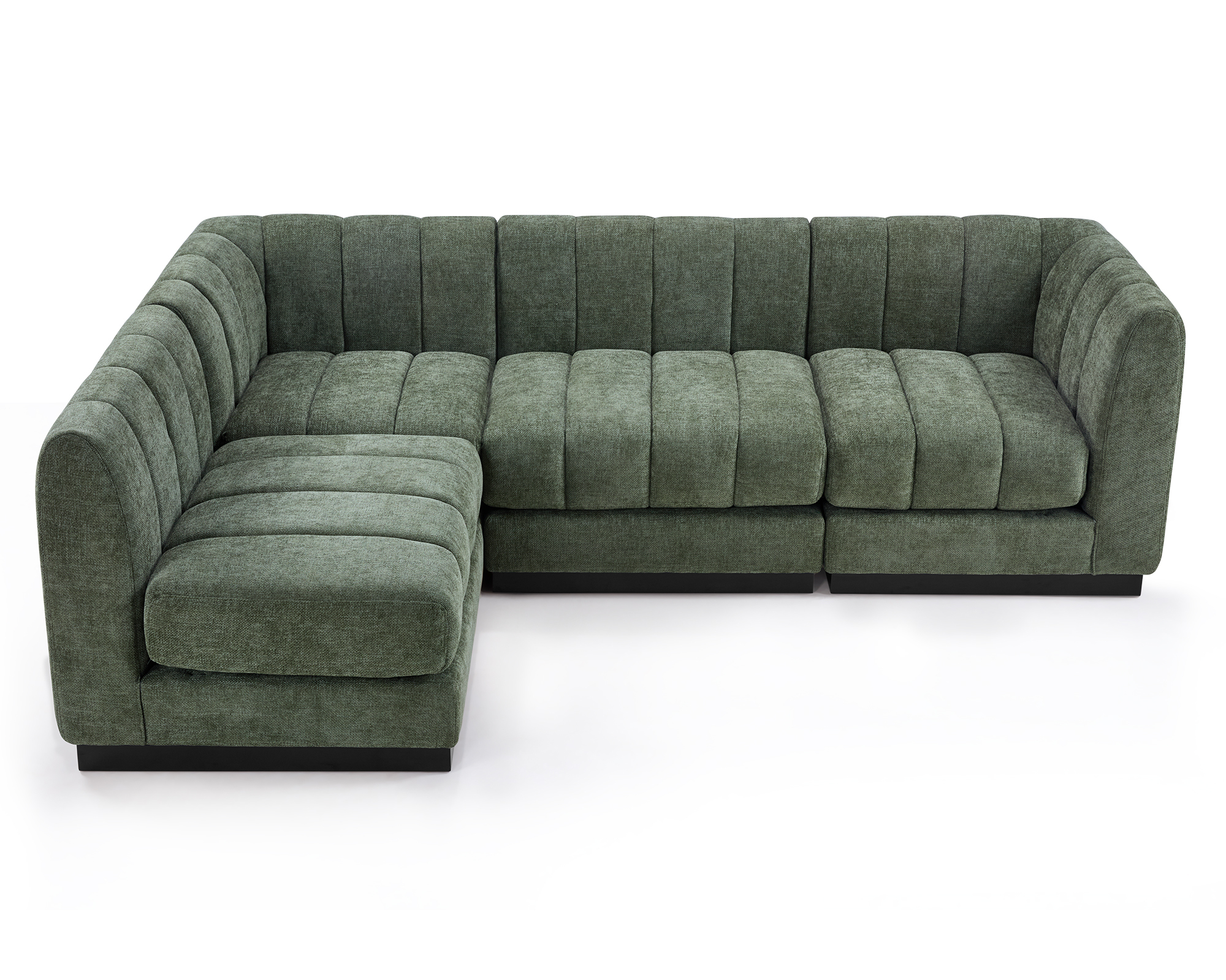 Convertible U-Shape Modular Sectional Couch with Chaise