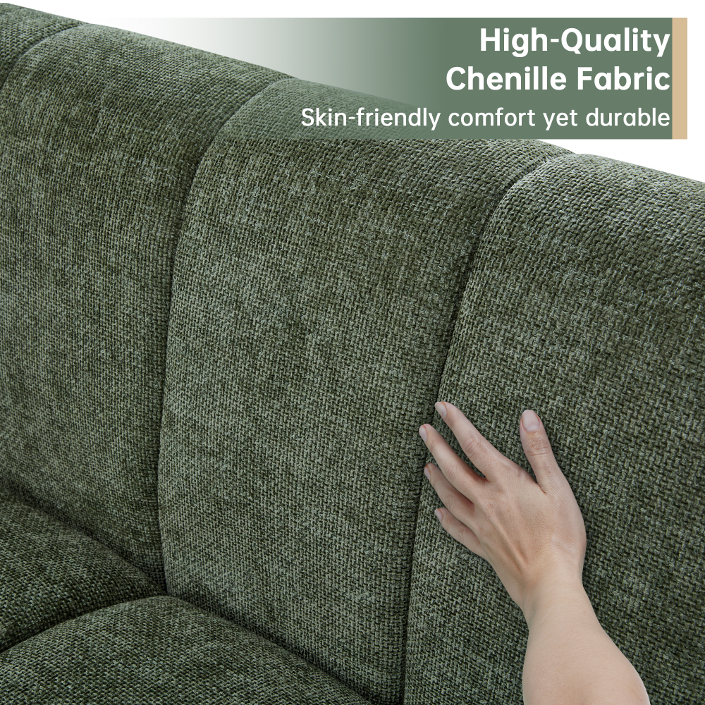 Convertible U-Shape Modular Sectional Couch with Chaise