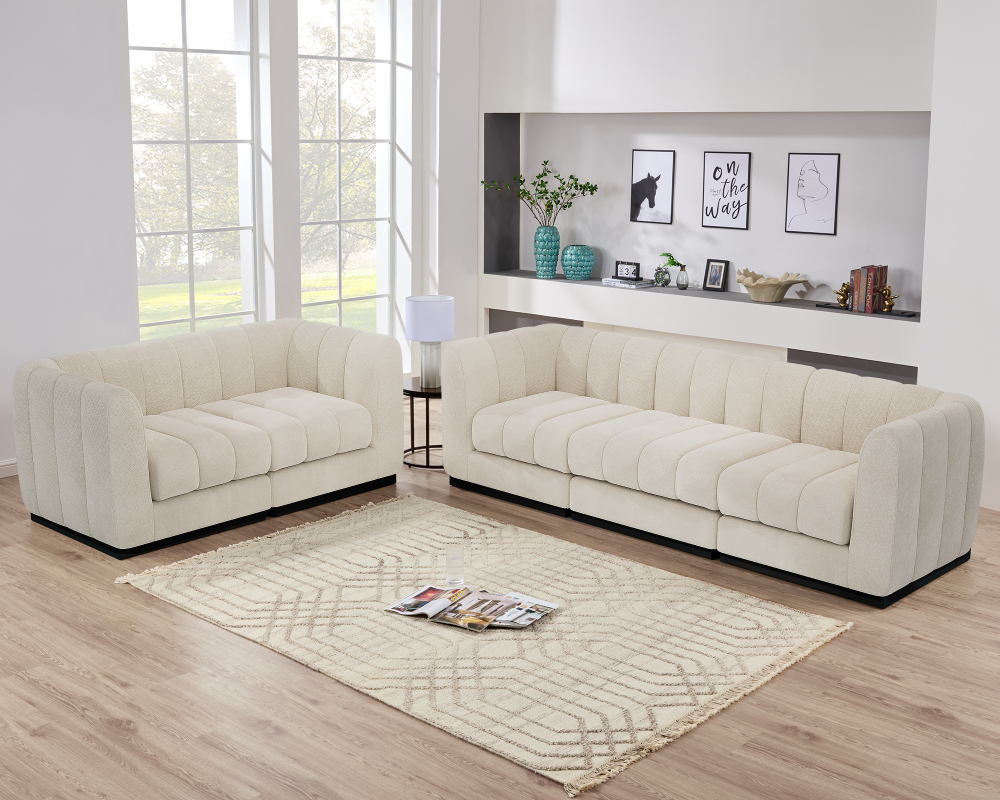 Convertible 3-seater sofa Modular combination sofa with recliner