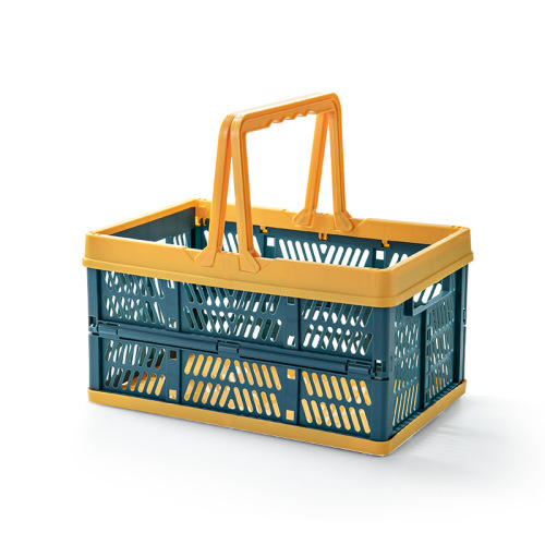 Everreal customized foldable plastic shopping baskets for supermarkets