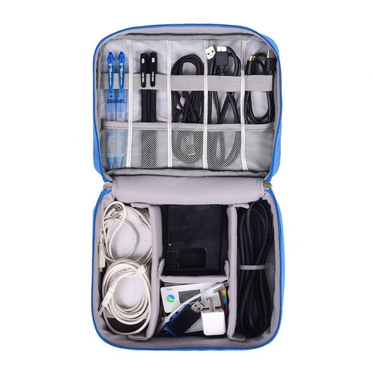 Everreal custom Usb charge cable organizer travel digital electronics accessories storage bag