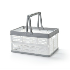 Everreal customized foldable plastic shopping baskets for supermarkets