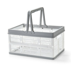 Everreal customized foldable plastic shopping baskets for supermarkets