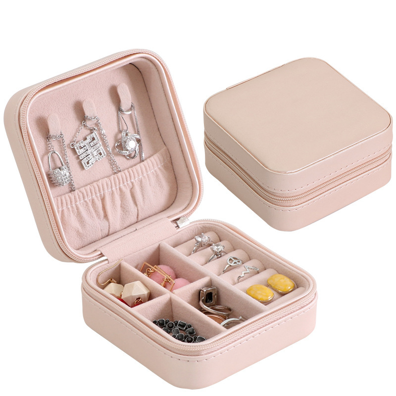 Everreal custom women earrings storage box organizer portable jewelry storage case