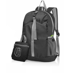 Everreal custom promotion cheap light weight polyester portable hiking foldable backpack gym bag