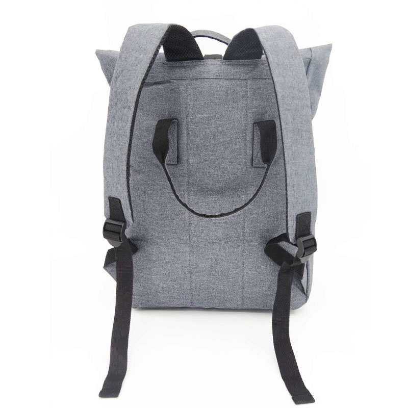 Durable Roll Top Laptop Backpack Bag for Women