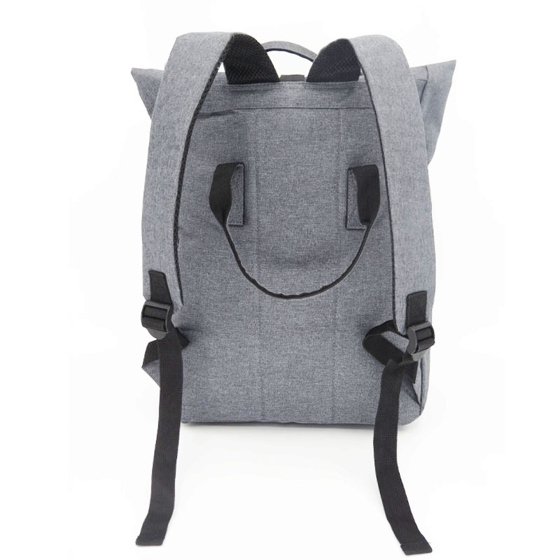 Durable Roll Top Laptop Backpack Bag for Women