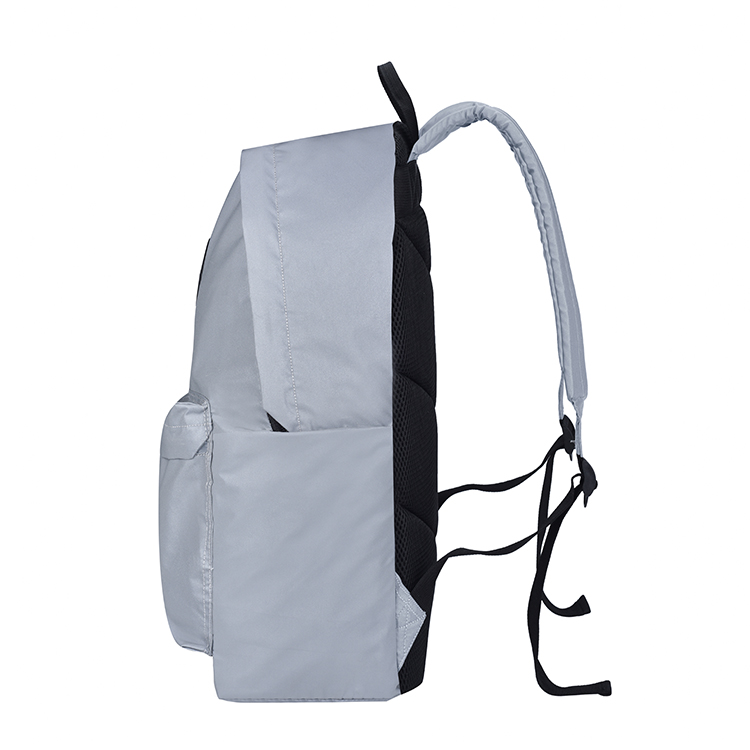 Black Reflective School Backpack Bookbag
