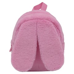 Super Cute Bunny Plush Fur Backpack Purse Bag