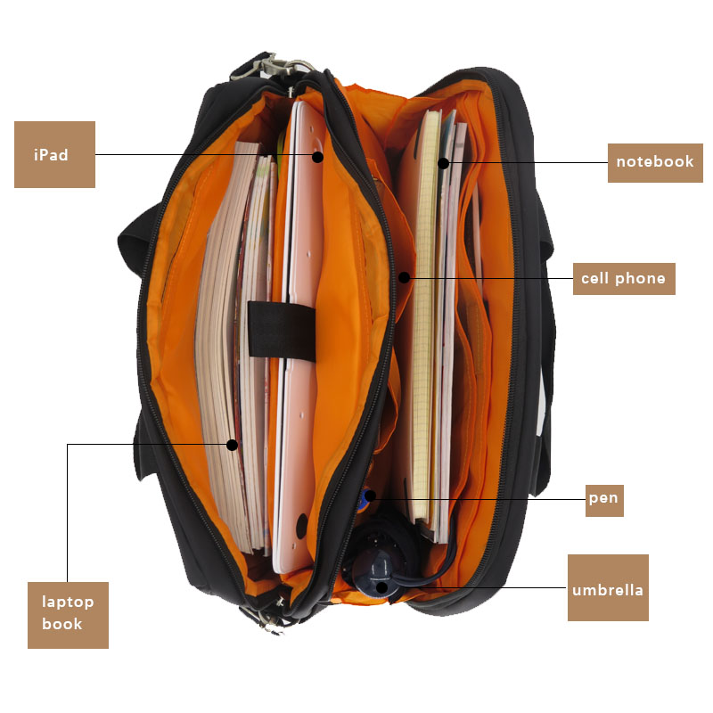 15.6 inch Briefcase Bag Conference Computer Bag Men Laptop Shoulder Bag
