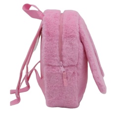 Super Cute Bunny Plush Fur Backpack Purse Bag