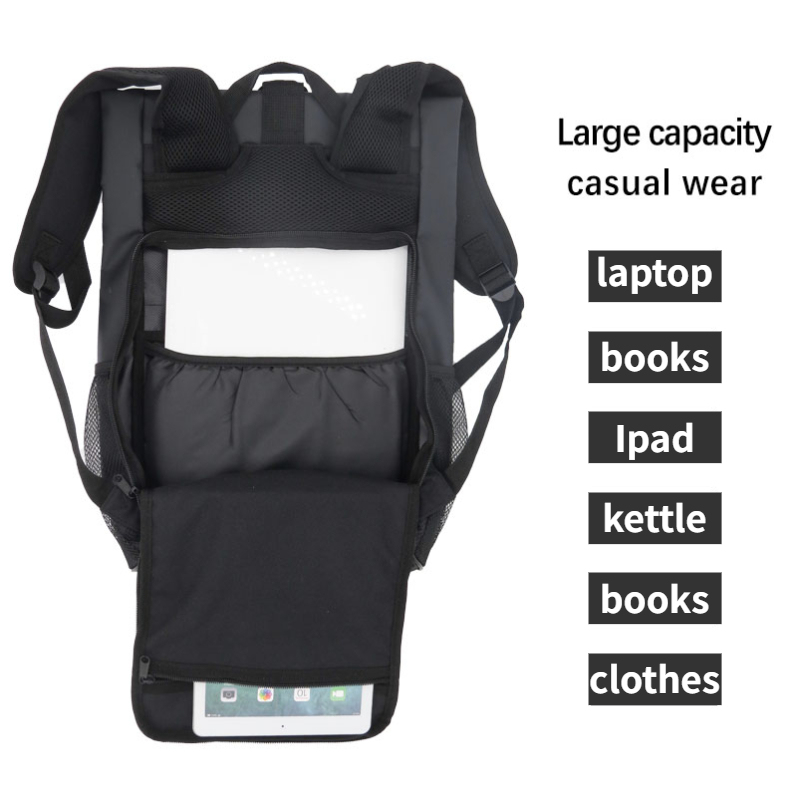 Expandable Roll Top Waterproof Business Backpack