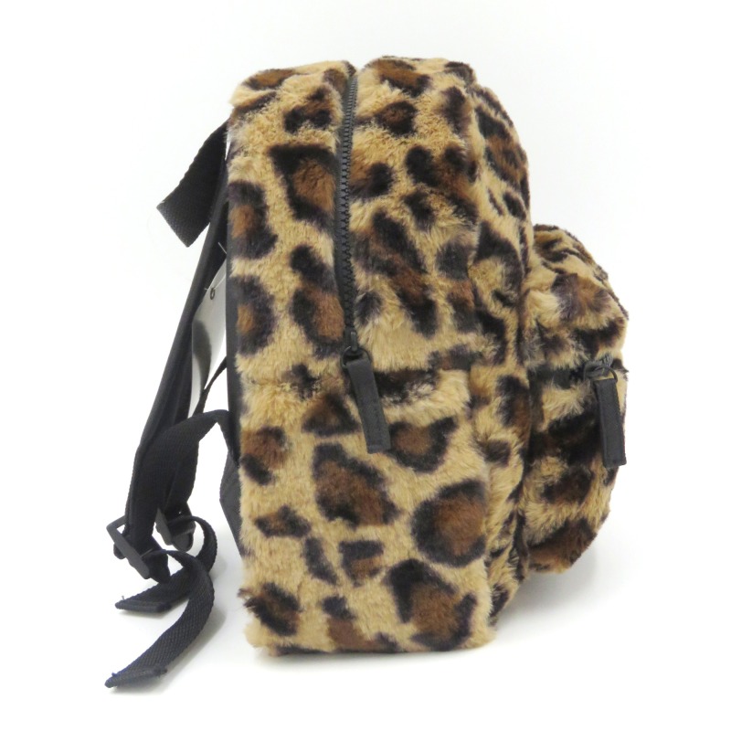 Leopard Print Mini Plush Backpack for Kids