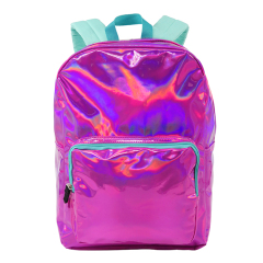 Pink Glitter Holographic Backpack for Girls