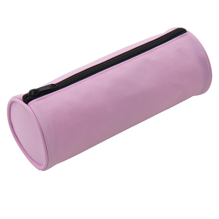 Durable Round Polyester Stationary Pencil Case Bag
