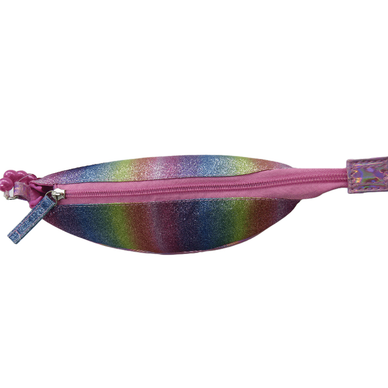 Holographic PU Shoulder Handbag for Girls Toddlers