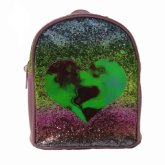 Mini Leather Sequin Kids Shoulder Wallet Backpack