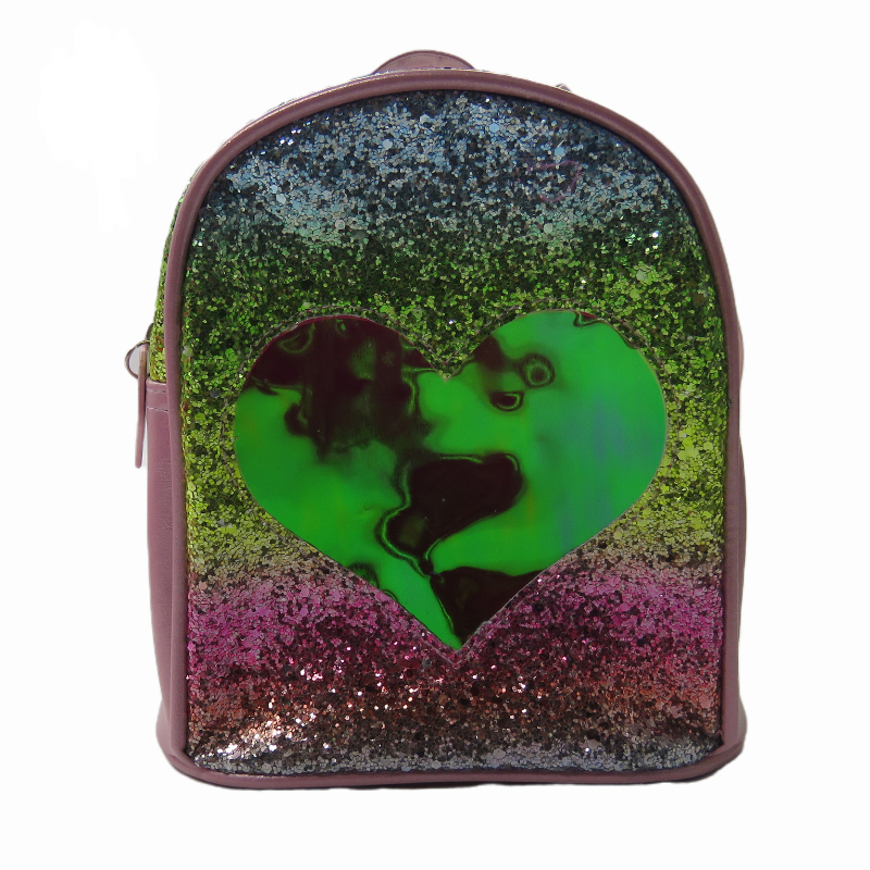 Mini Leather Sequin Kids Shoulder Wallet Backpack