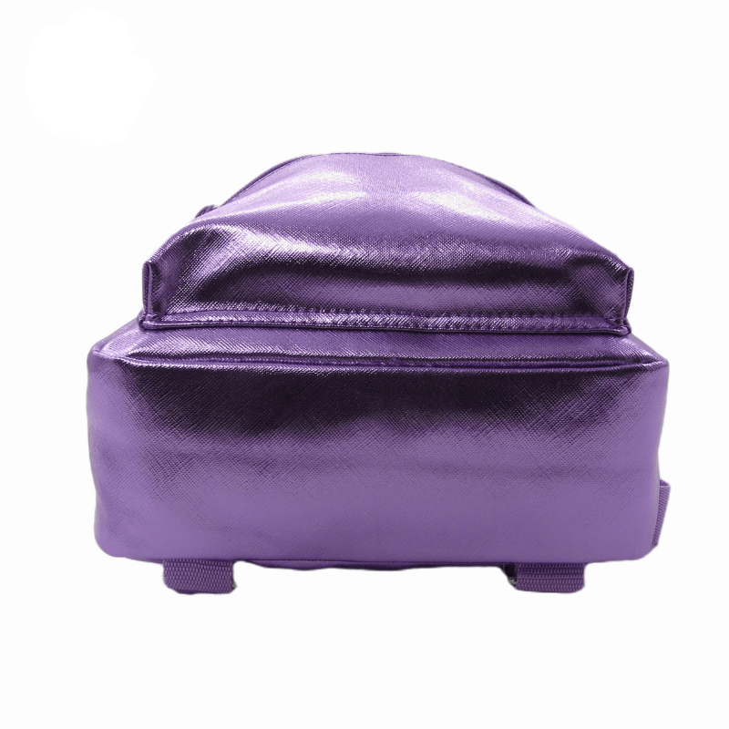 Shiny PU Fabric Fashionable Kids Backpack Bag