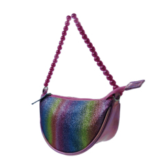 Holographic PU Shoulder Handbag for Girls Toddlers