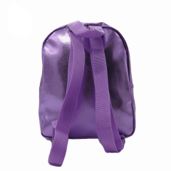 Shiny PU Fabric Fashionable Kids Backpack Bag