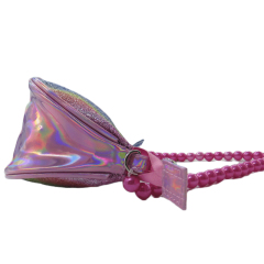Holographic PU Shoulder Handbag for Girls Toddlers