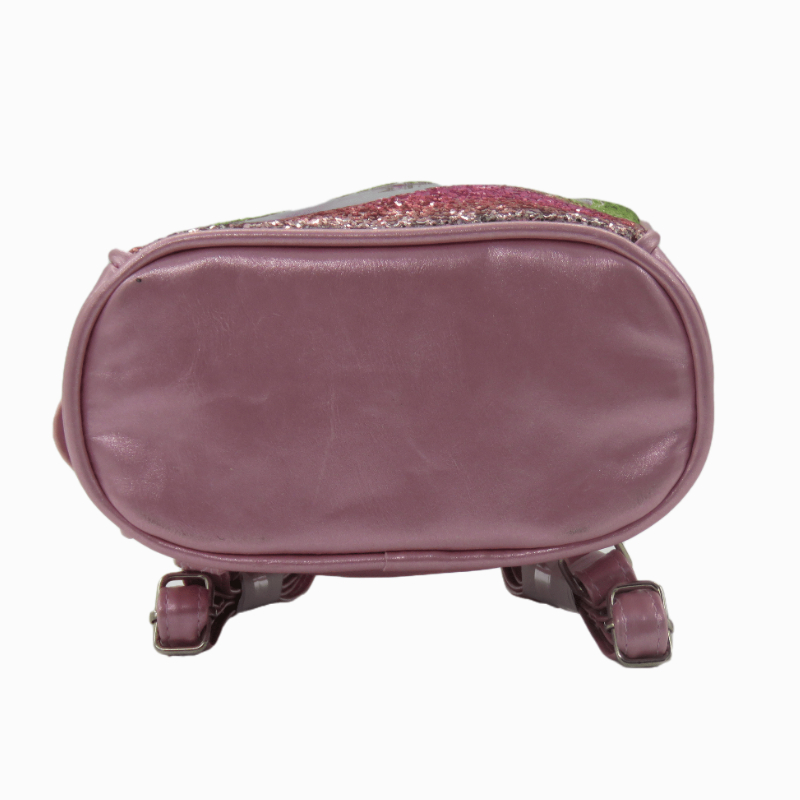 Mini Leather Sequin Kids Shoulder Wallet Backpack
