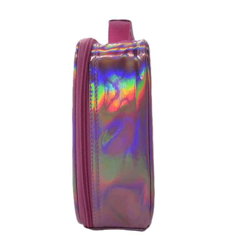 Holographic PU Cute Rainbow Insulated Cooler Bags