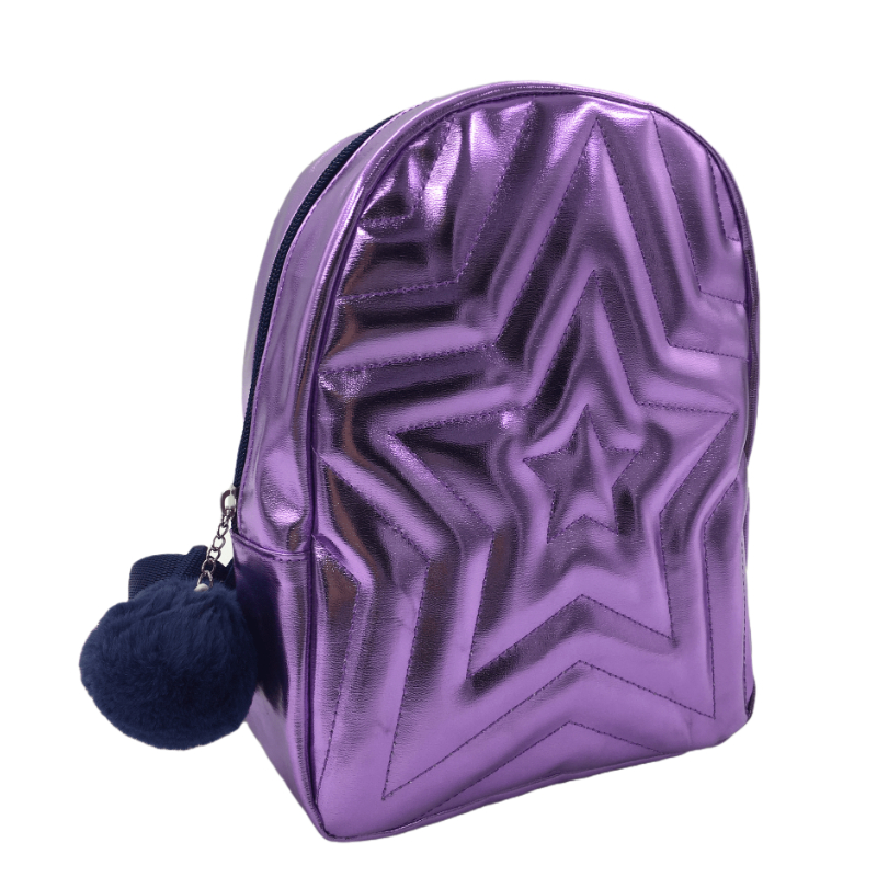 Wholesale Acrylic Backpack with Pom