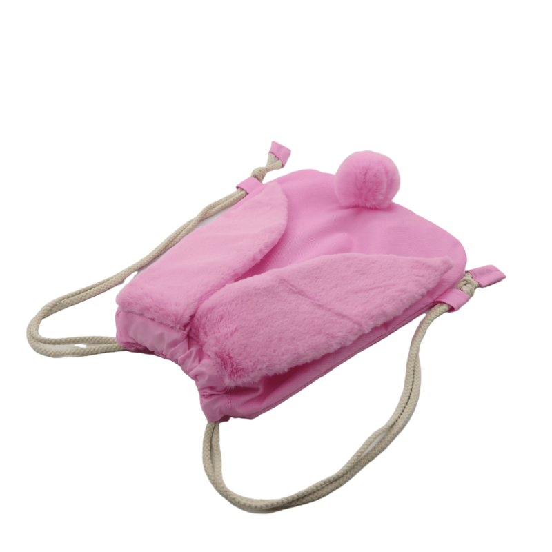 Cute Rabbit Trainer Bag Toddler Kids Drawstring Backpack
