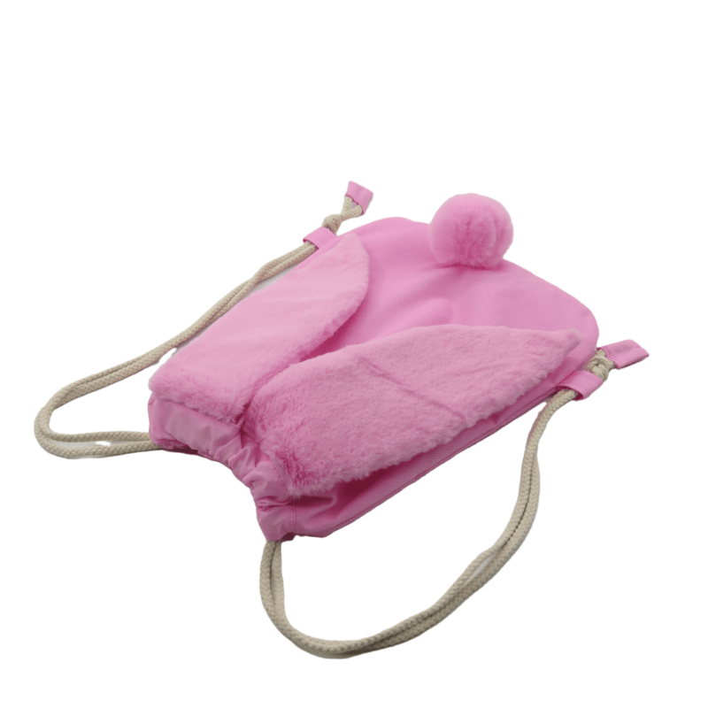 Cute Rabbit Trainer Bag Toddler Kids Drawstring Backpack