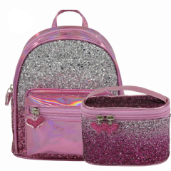 Kids Mini Purse Backpack Set with Cosmetic Bag