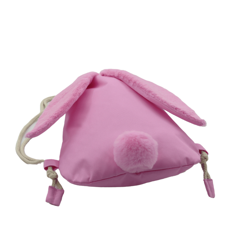 Cute Rabbit Trainer Bag Toddler Kids Drawstring Backpack