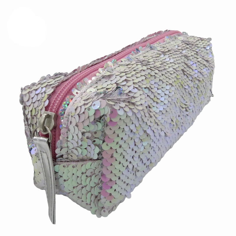 Custom Two-way Sequins Pencil Case Bag