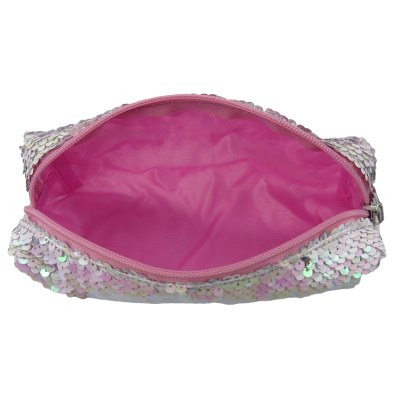 Custom Two-way Sequins Pencil Case Bag