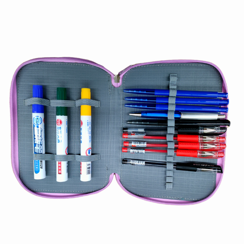 PVC Leather Sequins Pencil Case