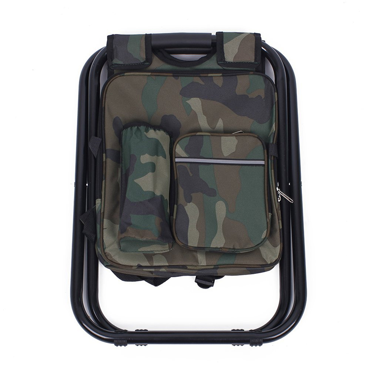 OEM Steel Backpack Fishing Folding Chair