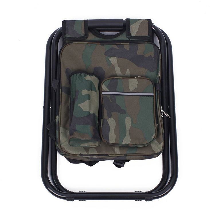 OEM Steel Backpack Fishing Folding Chair