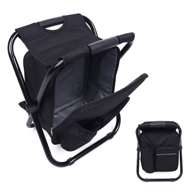 OEM Steel Backpack Fishing Folding Chair