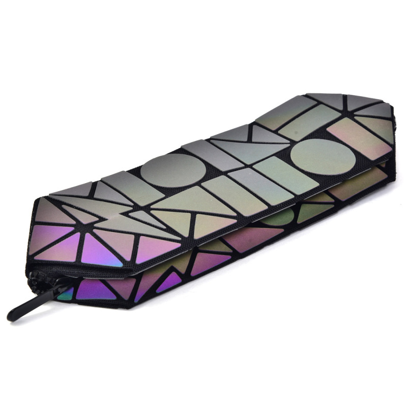 Geometric Foldable Pencil Case Stationery Bag